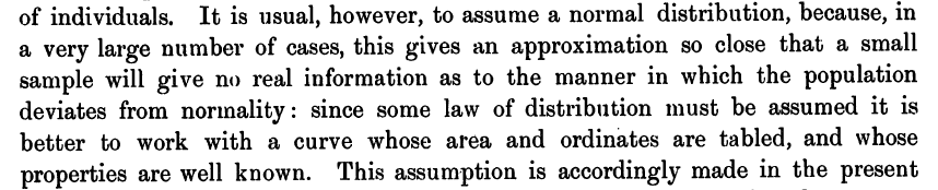 normal distribution